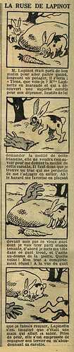 Le Petit Illustré 1932 - n°1469 - page 2 - La ruse de Lapinot - 4 décembre 1932