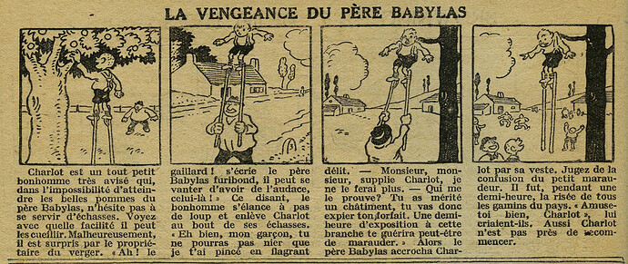 Cri-Cri 1927 - n°432 - page 14 - La vengeance du père Babylas - 6 janvier 1927