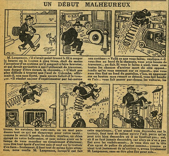 L'Epatant 1926 - n°945 - page 7 - Un début malheureux - 9 septembre 1926