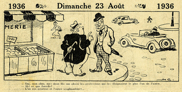 Almanach Vermot 1936 - 18 - Dimanche 23 août 1936