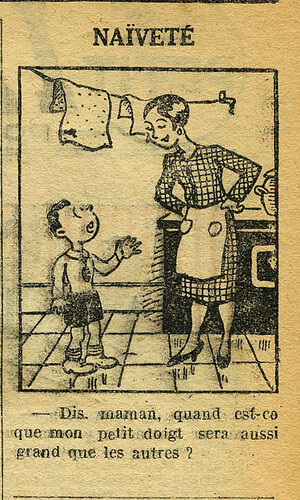 Le Petit Illustré 1934 - n°1542 - page 2 - Naïveté - 29 avril 1934