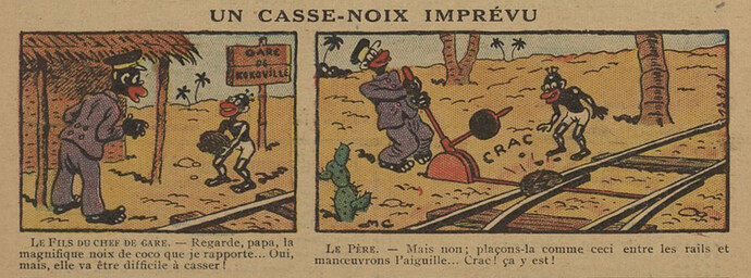 Guignol 1935 - n°22 - page 48 - Un casse-noix imprévu - 2 juin 1935