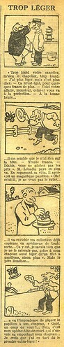 Le Petit Illustré 1926 - n°1120 - Trop léger - 28 mars 1926 - page 2