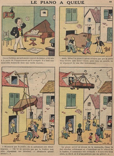 Guignol 1933 - n°222 - Le piano à queue - 1er janvier 1933 - page 33
