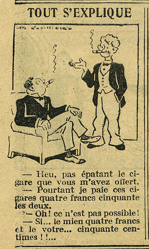 Le Petit Illustré 1928 - n°1232 - page 14 - Tout s'explique - 20 mai 1928