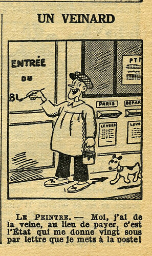 Le Petit Illustré 1933 - n°1480 - page 14 - Un veinard - 19 février 1933