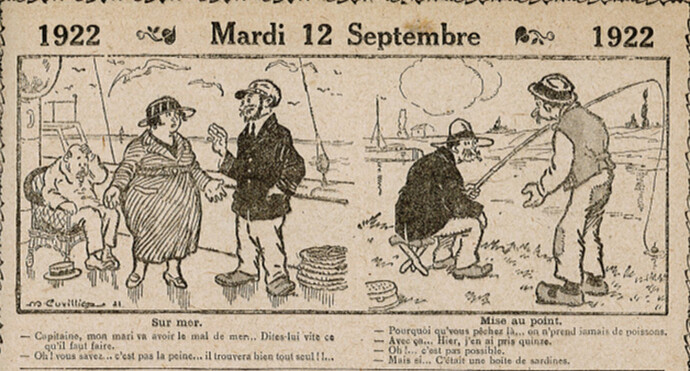 Almanach Vermot 1922 - 32 - Mardi 12 septembre 1922