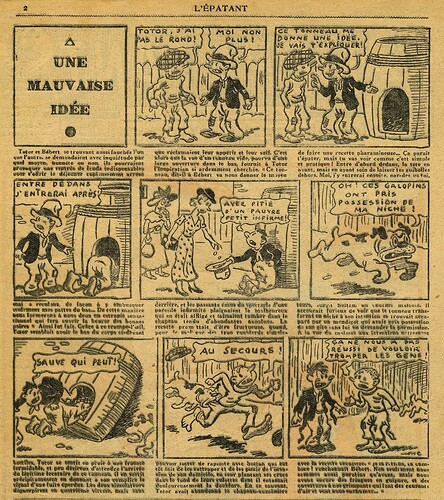 L'Epatant 1936 - n°1442 - page 2 - Une mauvaise idée - 19 mars 1936