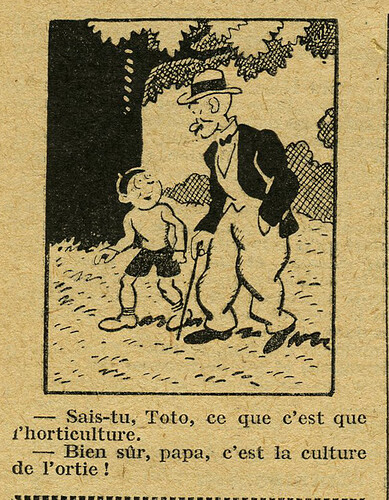 Cri-Cri 1928 - n°533 - page 14 - Dessin sans titre - 13 décembre 1928