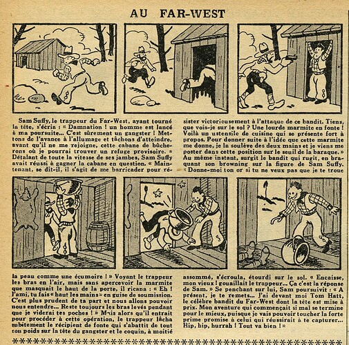 L'Epatant 1933 - n°1317 - page 14 - Au far-West - 26 octobre 1933