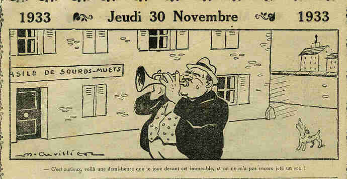Almanach Vermot 1933 - 46 - Jeudi 30 novembre 1933
