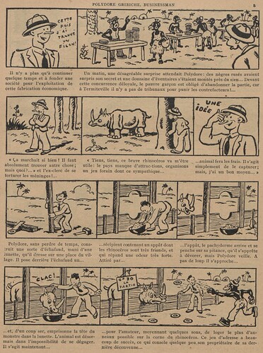 Guignol 1933 - n°274 - Polydore Gribiche businessman - 31 décembre 1933 - page 5