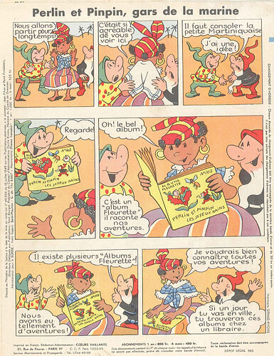 Perlin et Pinpin 1957 - n°52 - 29 décembre 1957 - page 8