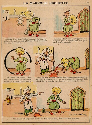 Guignol 1931 - n°163 - La mauvaise cachette - 15 février 1931 - page 33