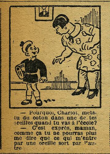 Le Petit Illustré 1930 - n°1367 - page 12 - Dessin sans titre - 21 décembre 1930