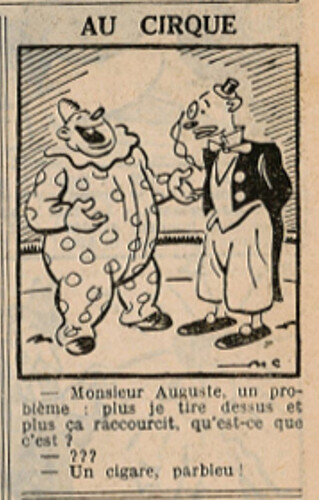 Le Petit Illustré 1935 - n°1584 - Au cirque - 17 février 1935 - page 11
