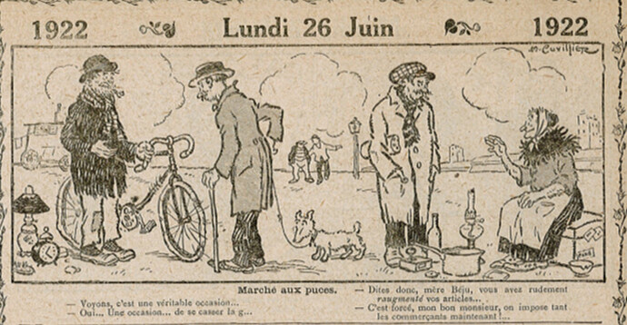 Almanach Vermot 1922 - 19 - Lundi 26 juin 1922