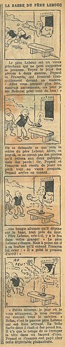Cuvillier - Le Petit Illustré - n°1195 - 4 septembre 1927 - La barbe du père Lebouc