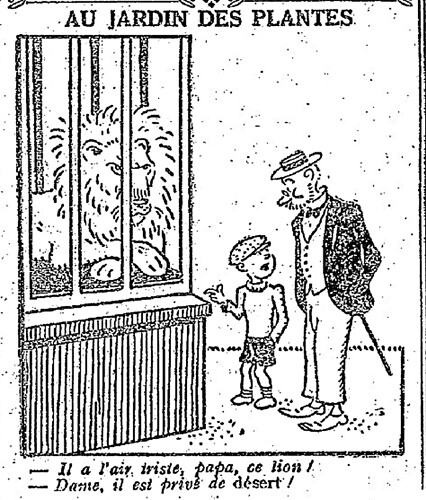 Le Pêle-Mêle 1927 - n°171 - page 10 - Au Jardin des Plantes (G) - 29 mai 1927