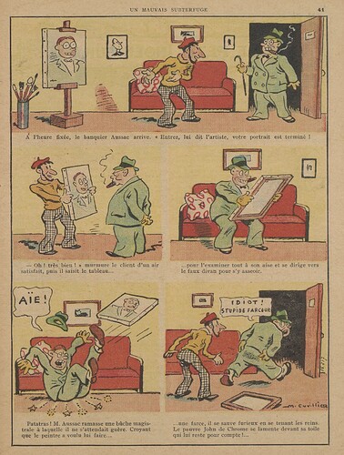 Guignol 1936 - n°6 - page 41 - Un mauvais subterfuge - 9 février 1936