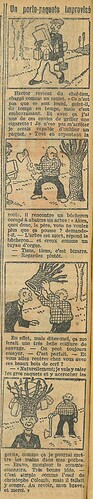 Cuvillier - Le Petit Illustré - n°1208 - 4 décembre 1927 - 1 - Un porte-paquets improvisé