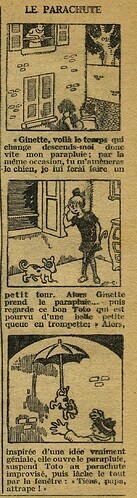 Cri-Cri 1927 - n°441 - page 11 - Le parachute - 10 mars 1927
