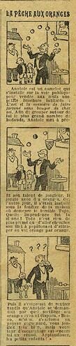 Le Petit Illustré 1928 - n°1259 - page 2 - La pêche aux oranges - 25 novembre 1928