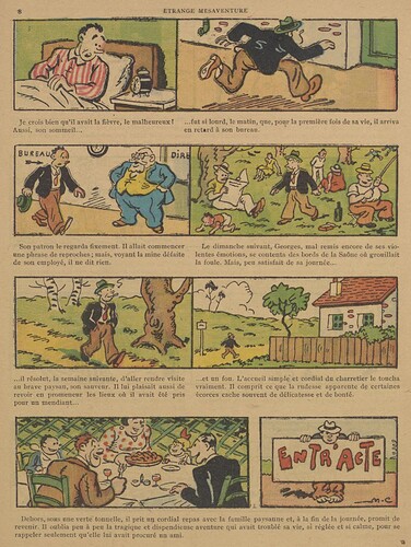 Guignol 1934 - n°6 - Etrange mésaventure - 11 février 1934 - page 8