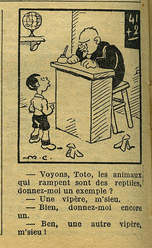 Le Petit Illustré 1932 - n°1445 - page 12 - Dessin sans titre - 19 juin 1932