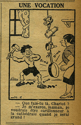 Le Petit Illustré 1930 - n°1348 - page 7 - Une vocation - 10 août 1930