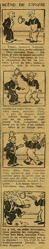 Cri-Cri 1928 - n°529 - page 2 - Scène de cirque - 15 novembre 1928