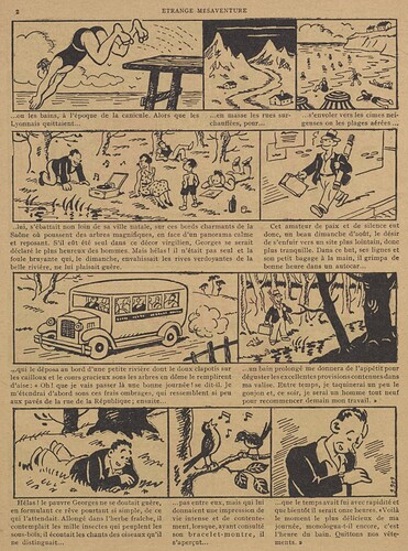 Guignol 1934 - n°6 - Etrange mésaventure - 11 février 1934 - page 2