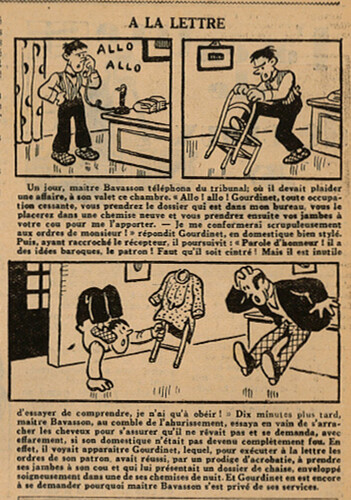 L'Epatant 1935 - n°1382 - A la lettre - 24 janvier 1935 - page 6
