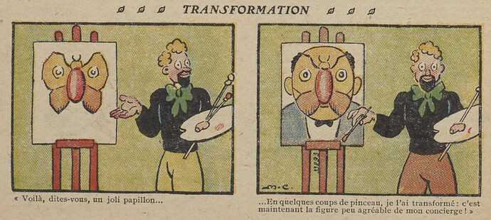 Guignol 1929 - n°135 - Transformation - 15 décembre 1929 - page 46
