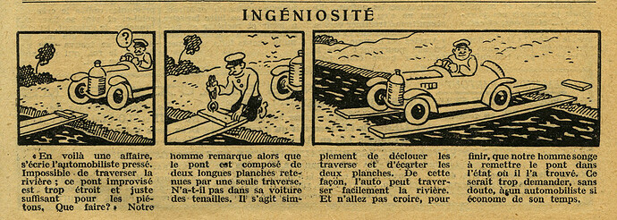 Cri-Cri 1928 - n°509 - page 13 - Ingéniosité - 28 juin 1928