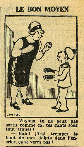 Le Petit Illustré 1933 - n°1482 - page 7 - Le bon moyen - 5 mars 1933