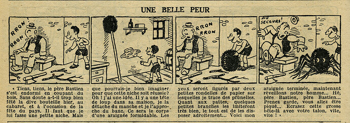 Le Petit Illustré 1933 - n°1494 - page 14 - Une belle peur - 28 mai 1933