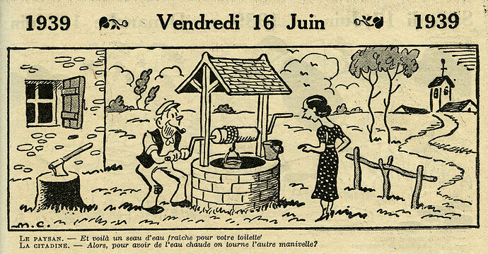 Almanach Vermot 1939 - 13 - Vendredi 16 juin 1939