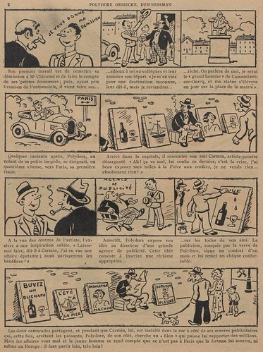 Guignol 1933 - n°274 - Polydore Gribiche businessman - 31 décembre 1933 - page 2
