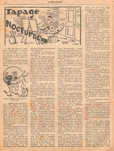 L'Epatant 1936 - n°1481  - Tapage nocturne - 17 décembre 1936 - page 4