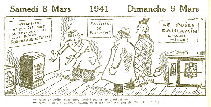 Almanach Vermot 1941 - 8 - Samedi 8 et Dimanche 9 mars 1941