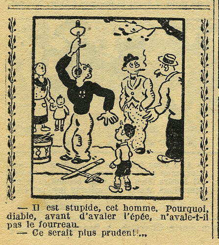 Le Petit Illustré 1930 - n°1332 - page 15 - Dessin sans titre - 20 avril 1930