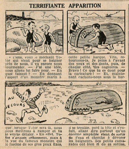 Le Petit Illustré 1935 - n°1607 - page 4 - Terrifiante apparition - 28 juillet 1935