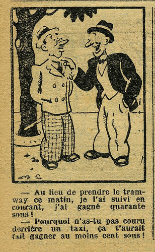Le Petit Illustré 1932 - n°1446 - page 14 - Dessin sans titre - 26 juin 1932