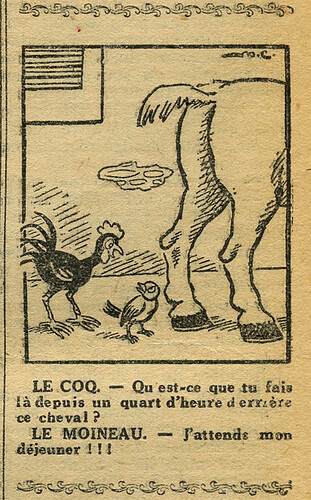 L'Epatant 1934 - n°1330 - page 12 - Dessin sans titre - 25 janvier 1934