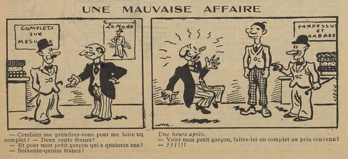Guignol 1935 - n°52 - page 16 - Une mauvaise affaire - 29 décembre 1935