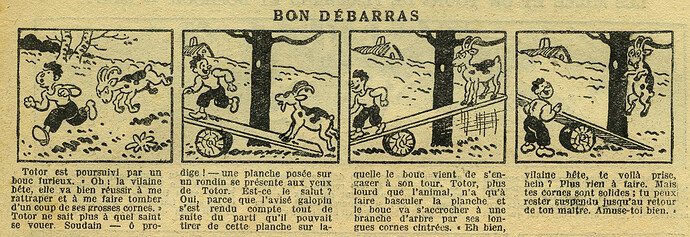 Le Petit Illustré 1930 - n°1323 - page 15 - Bon débarras - 16 février 1930