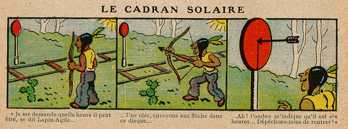 Guignol 1930 - n°158 - page 14 - Le cadran solaire - 7 décembre 1930