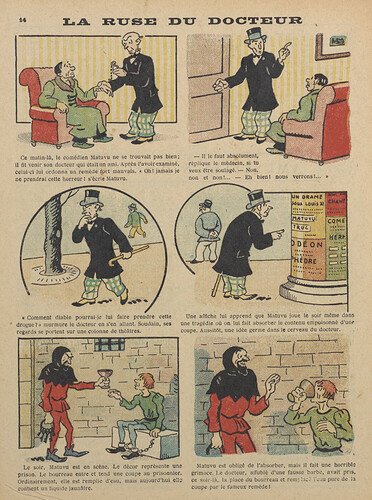 Guignol 1928 - n°107 - La ruse du docteur - 21 octobre 1928 - page 14