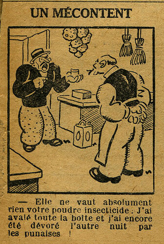 Le Petit Illustré 1930 - n°1336 - page 15 - Un mécontent - 18 mai 1930